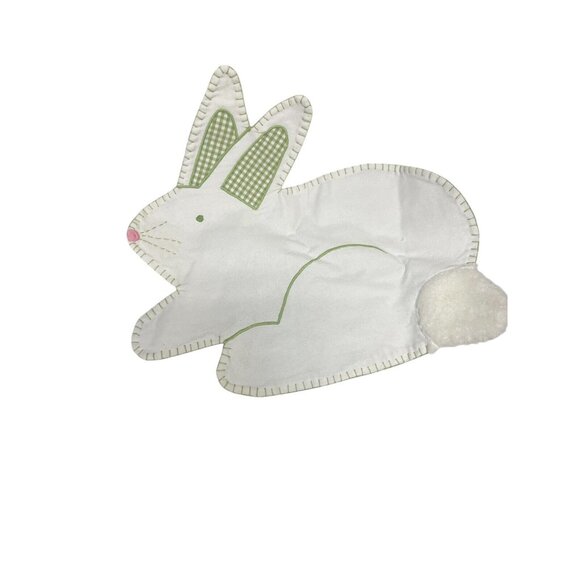 Lot Of 2 Pottery Barn Kids Placemats Bunny Rabbit Easter Pastels Spring RETIRED - Picture 2 of 7
